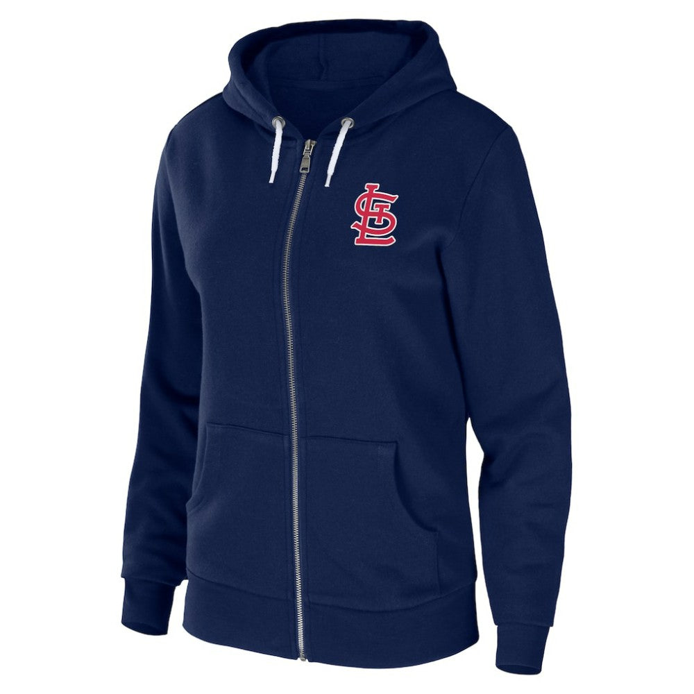 St. Louis Cardinals WEAR by Erin Andrews Women's Sponge Fleece Full-Zip Hoodie On Sale
