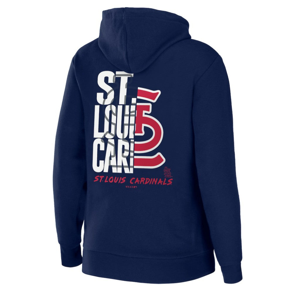 St. Louis Cardinals WEAR by Erin Andrews Women's Sponge Fleece Full-Zip Hoodie On Sale