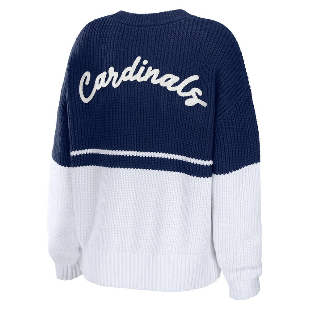 St. Louis Cardinals WEAR by Erin Andrews Women's Chunky Pullover Sweatshirt Clearance