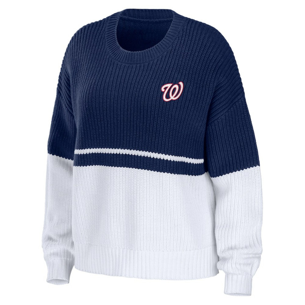 Washington Nationals WEAR by Erin Andrews Women's Chunky Pullover Sweatshirt for sale
