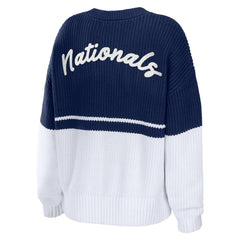 Washington Nationals WEAR by Erin Andrews Women's Chunky Pullover Sweatshirt for sale