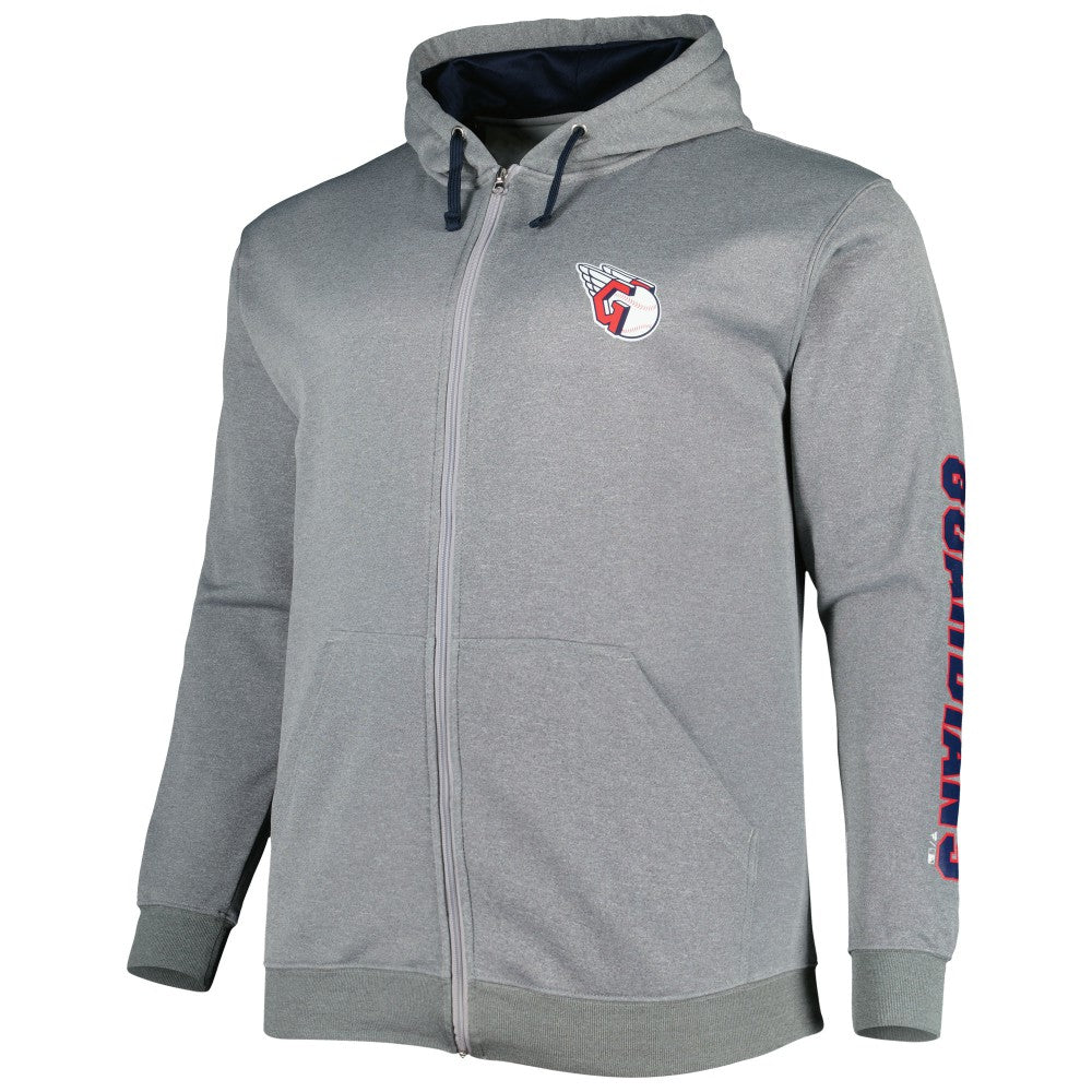 Cleveland Guardians Profile Big & Tall Pullover Hoodie Lifestyle