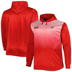 Cincinnati Reds Fade Sublimated Fleece Pullover Hoodie for sale