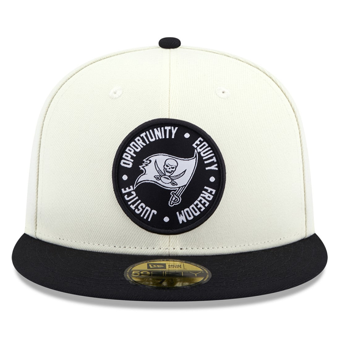 Tampa Bay Buccaneers New Era 2022 Inspire Change 59FIFTY Fitted Hat Cream/Black - NFL