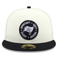 Tampa Bay Buccaneers New Era 2022 Inspire Change 59FIFTY Fitted Hat Cream/Black - NFL