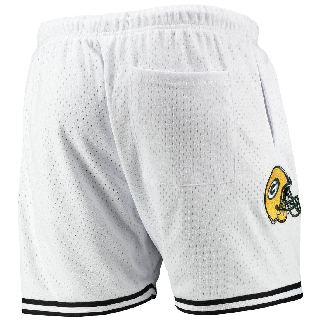 Green Bay Packers Pro Standard Mesh Shorts White/Black - NFL