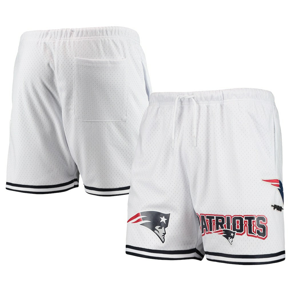 New England Patriots Pro Standard Mesh Shorts White - NFL