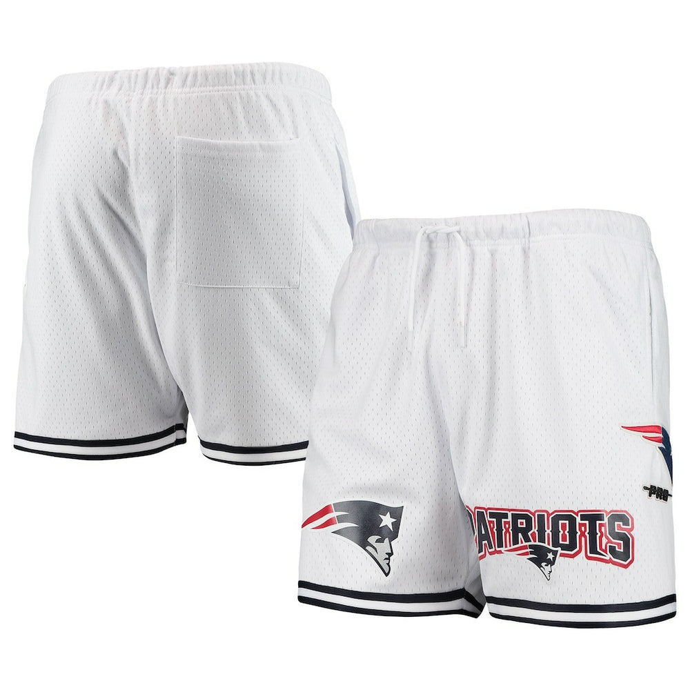 New England Patriots Pro Standard Mesh Shorts White - NFL