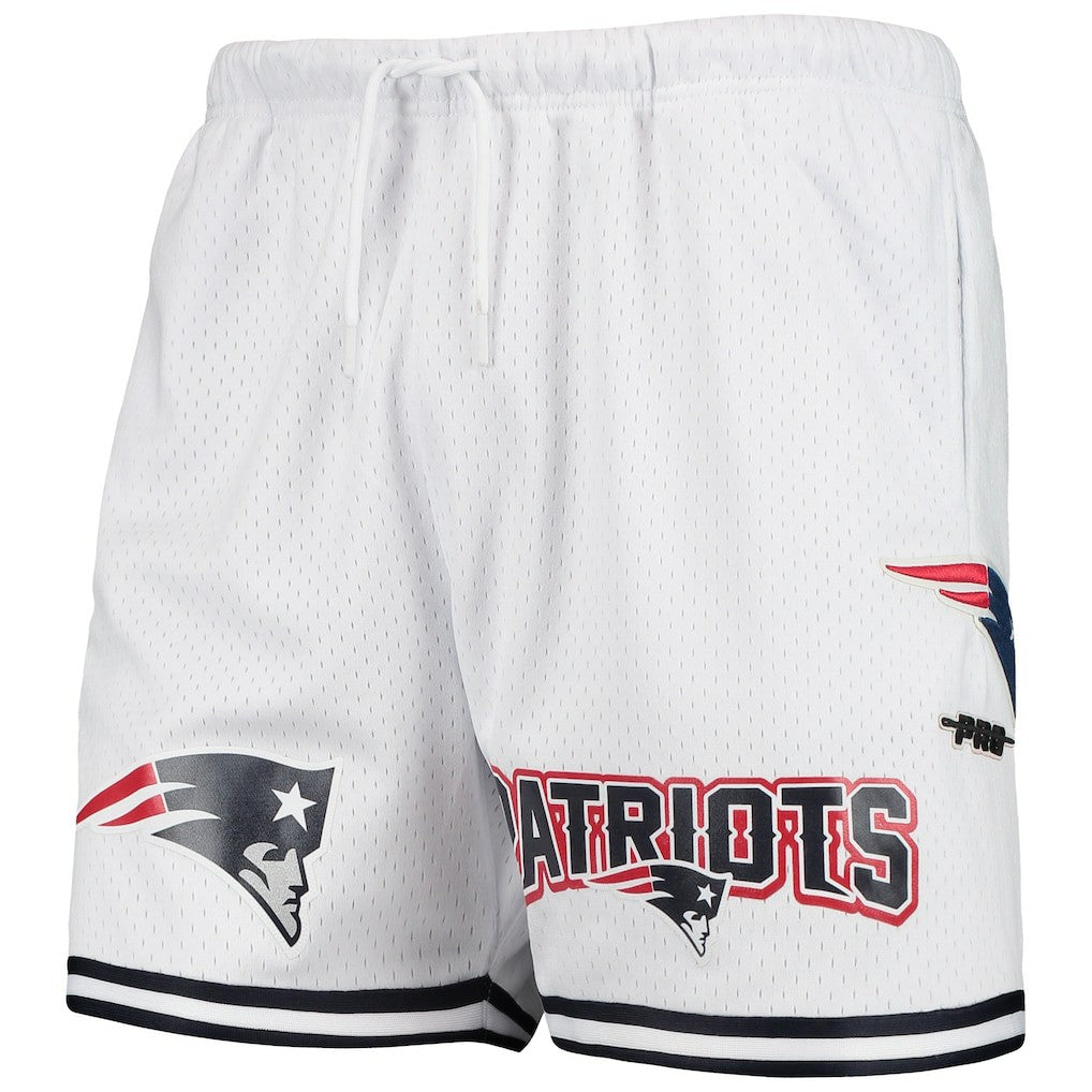 New England Patriots Pro Standard Mesh Shorts White - NFL