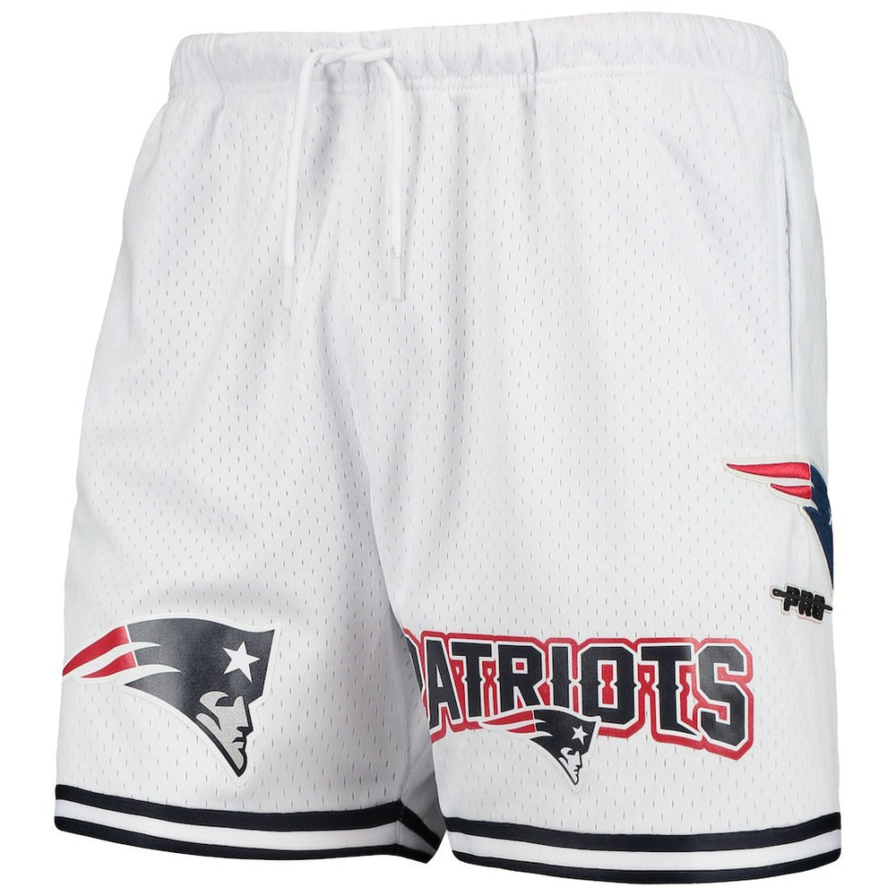 New England Patriots Pro Standard Mesh Shorts White - NFL