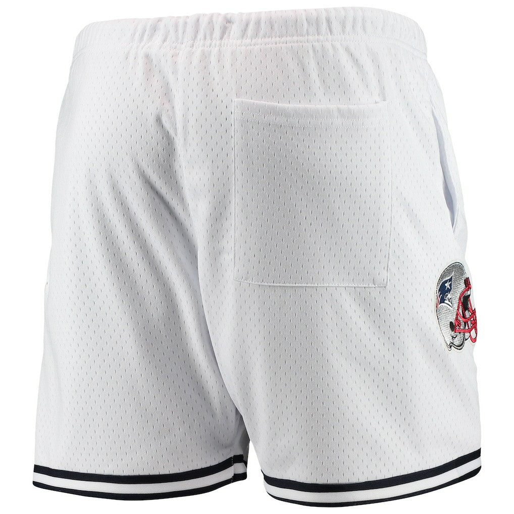 New England Patriots Pro Standard Mesh Shorts White - NFL