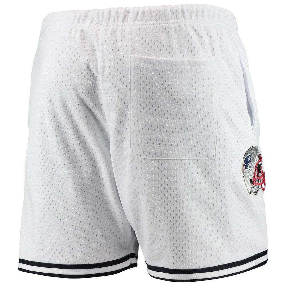 New England Patriots Pro Standard Mesh Shorts White - NFL