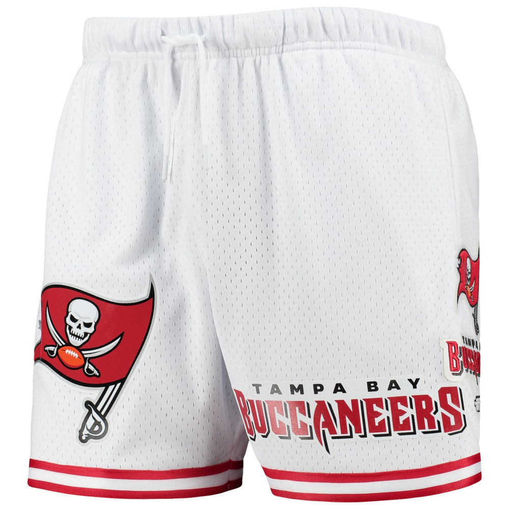 Tampa Bay Buccaneers Pro Standard Mesh Shorts White/Red - NFL