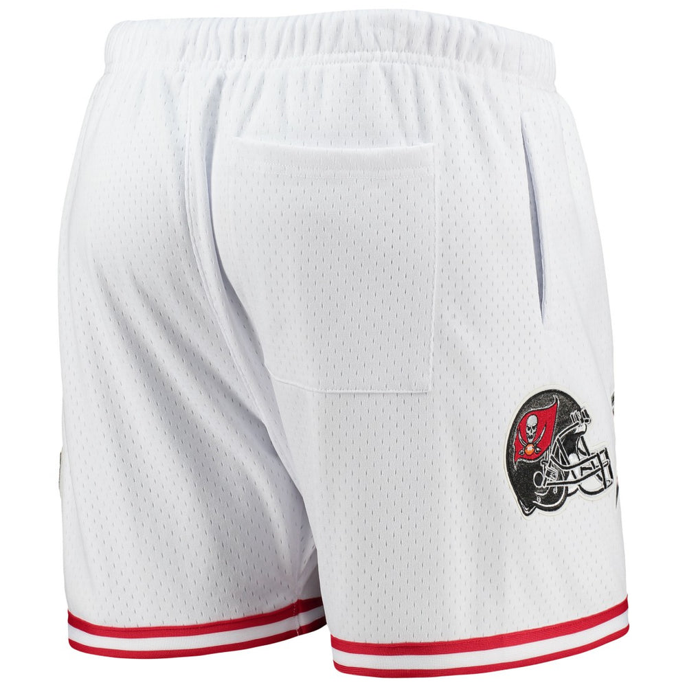 Tampa Bay Buccaneers Pro Standard Mesh Shorts White/Red - NFL