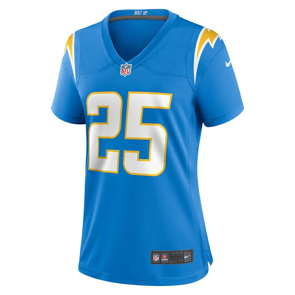 Joshua Kelley Los Angeles Chargers Women's Player Game Jersey Powder Blue - Nike