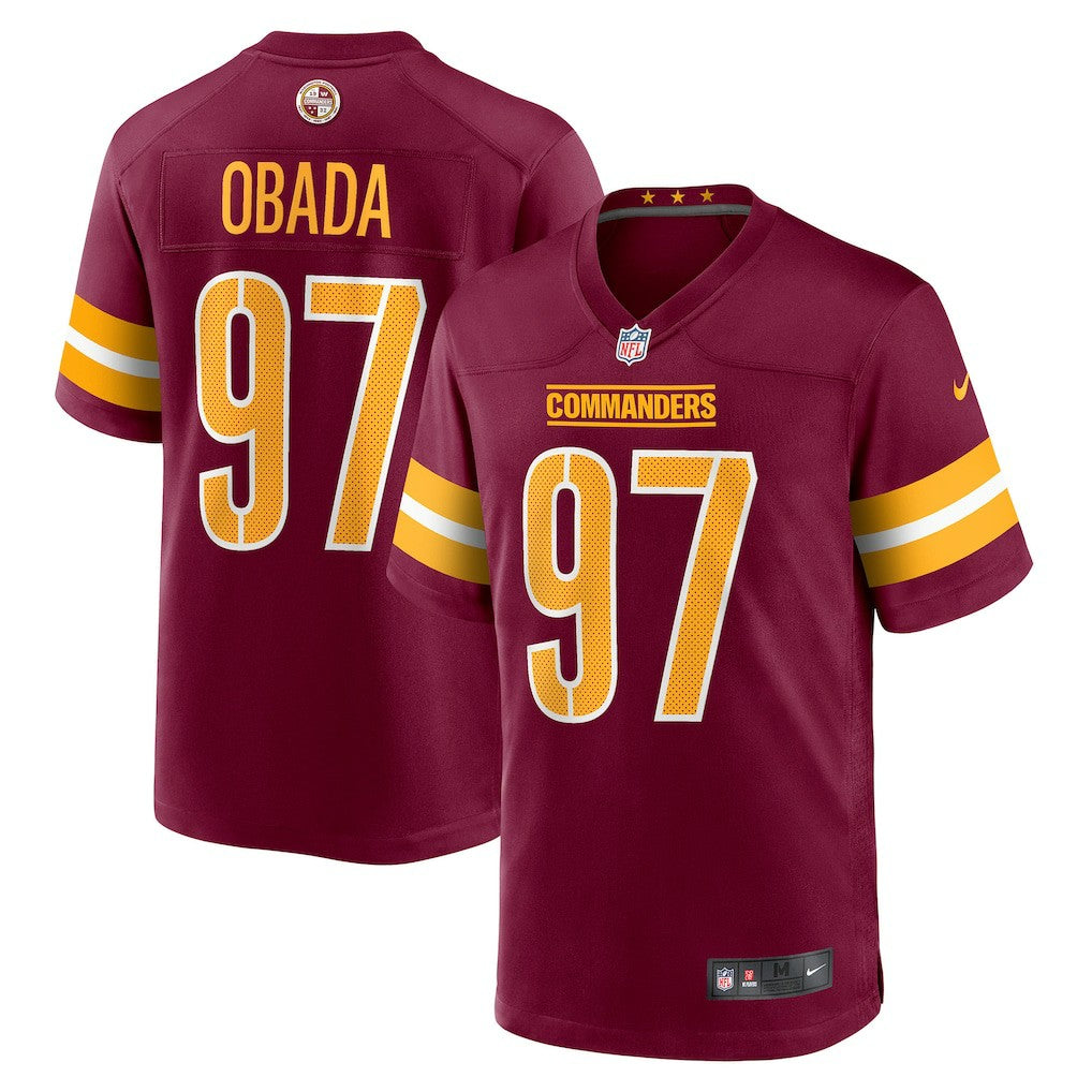 Efe Obada Washington Commanders Game Jersey Burgundy - Nike