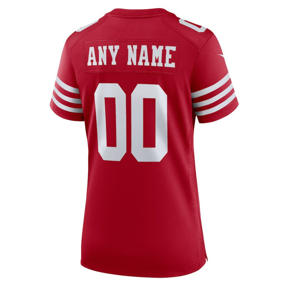 San Francisco 49ers Women's Game Custom Jersey Scarlet - Nike
