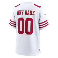 San Francisco 49ers Game Custom Player Jersey White - Nike