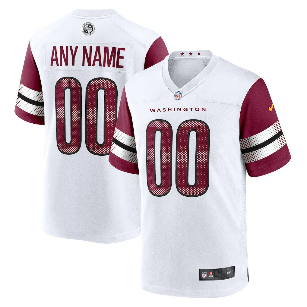 Washington Commanders Game Custom Player Jersey - White | NFL Jerseys