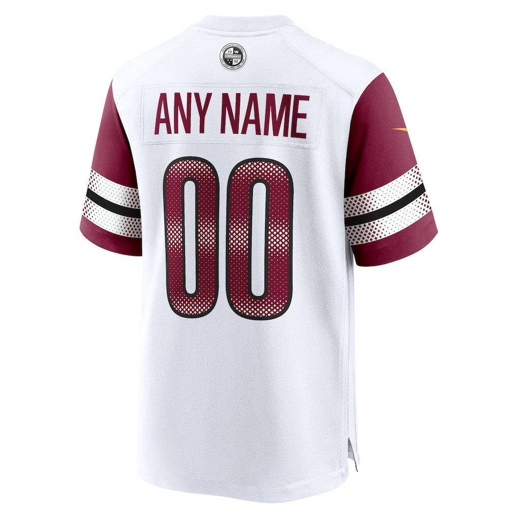 Washington Commanders Game Custom Player Jersey - White | NFL Jerseys
