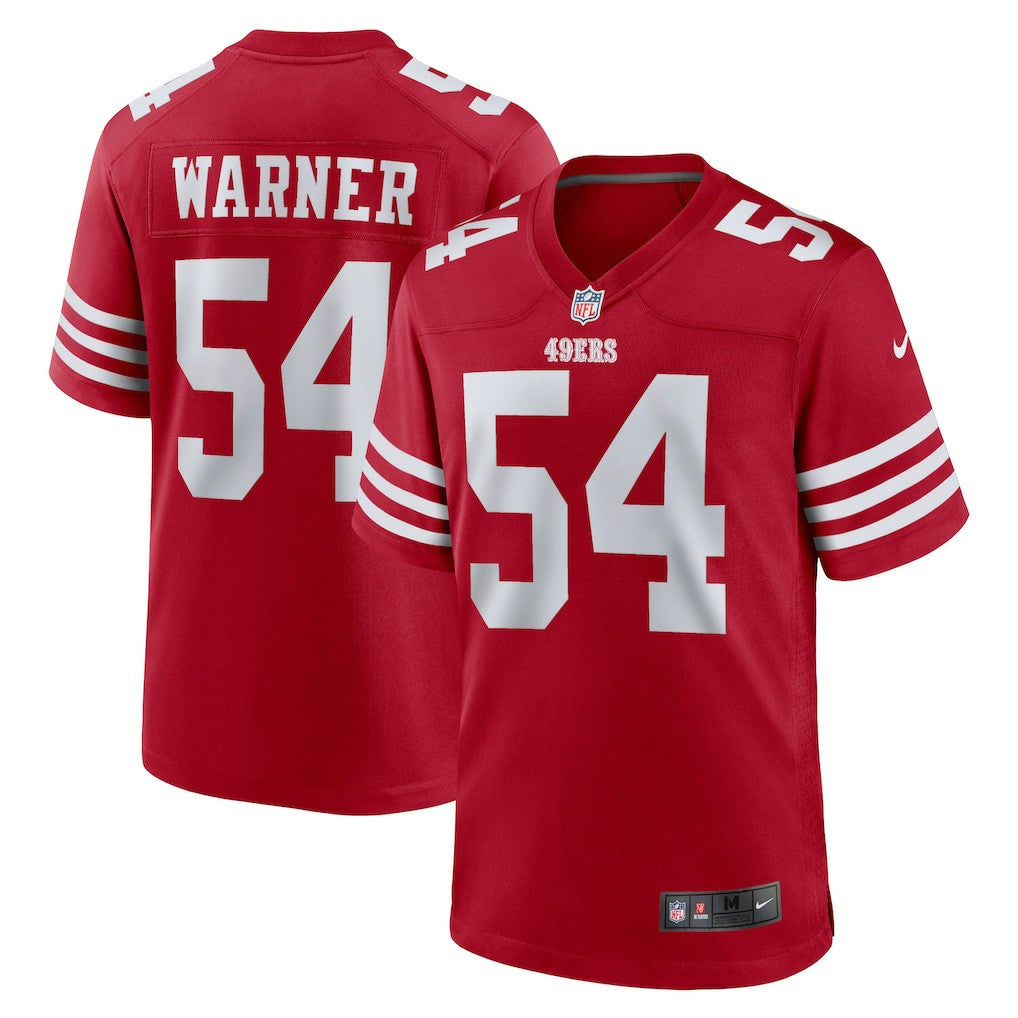 Fred Warner San Francisco 49ers Player Game Jersey Scarlet - Nike