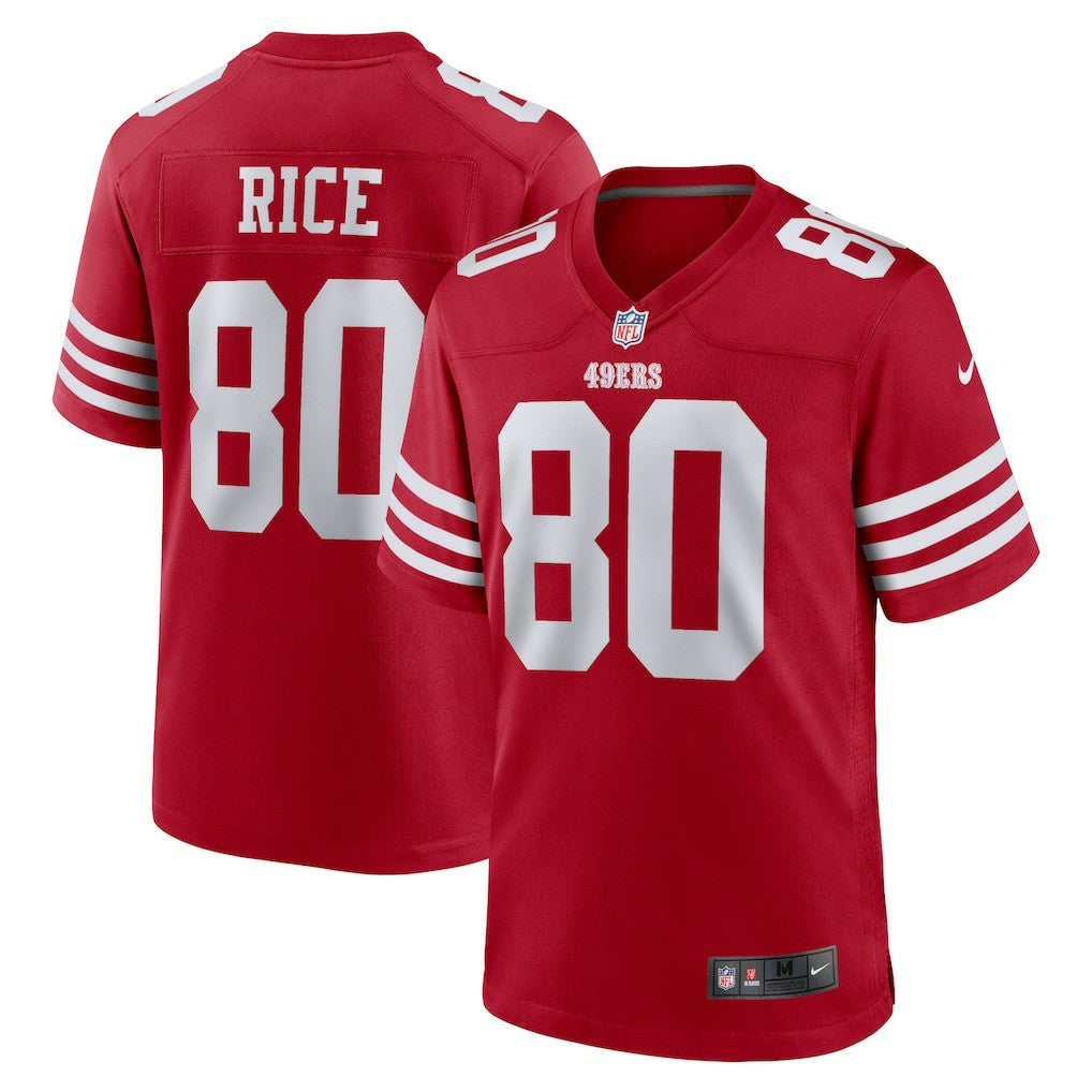 Jerry Rice San Francisco 49ers Retired Team Player Game Jersey Scarlet - Nike