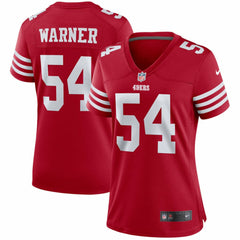 Fred Warner San Francisco 49ers Women's Player Jersey Scarlet - Nike