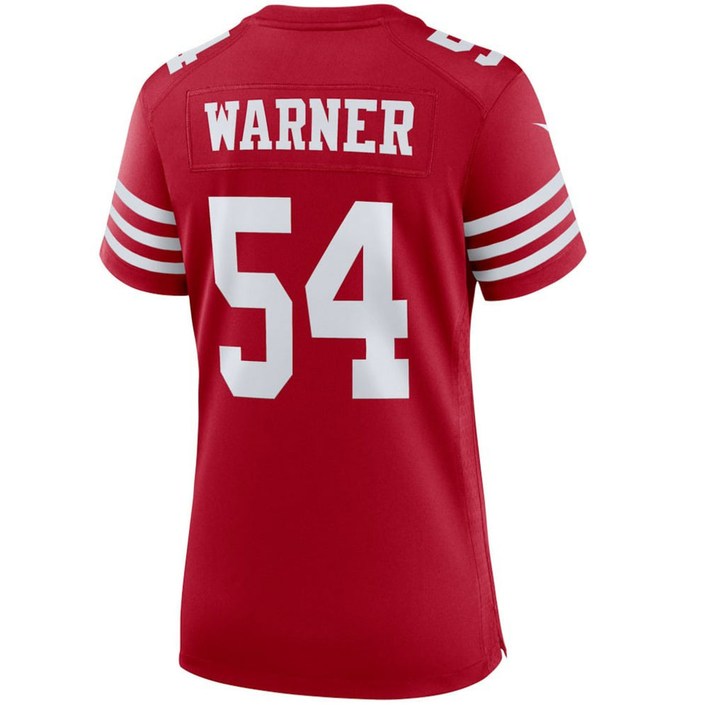 Fred Warner San Francisco 49ers Women's Player Jersey Scarlet - Nike
