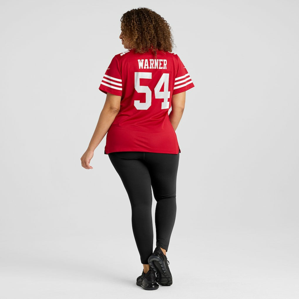 Fred Warner San Francisco 49ers Women's Player Jersey - Scarlet | NFL Jerseys
