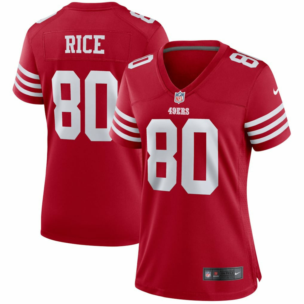 Jerry Rice San Francisco 49ers Women's Retired Player Game Jersey Scarlet - Nike