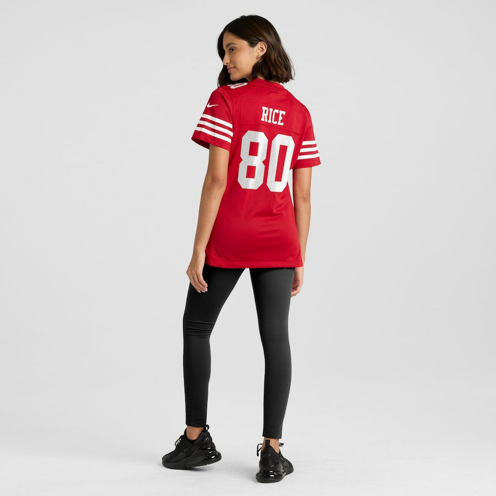 Jerry Rice San Francisco 49ers Women's Retired Player Game Jersey Scarlet - Nike