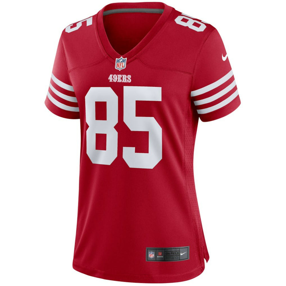 George Kittle San Francisco 49ers Women's Player Jersey Scarlet - Nike