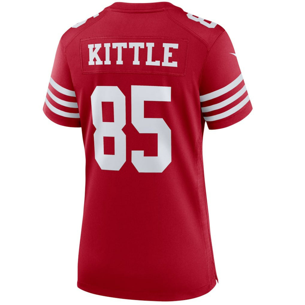 George Kittle San Francisco 49ers Women's Player Jersey Scarlet - Nike