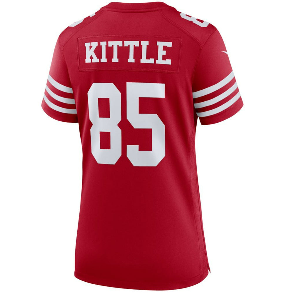 George Kittle San Francisco 49ers Women's Player Jersey Scarlet - Nike