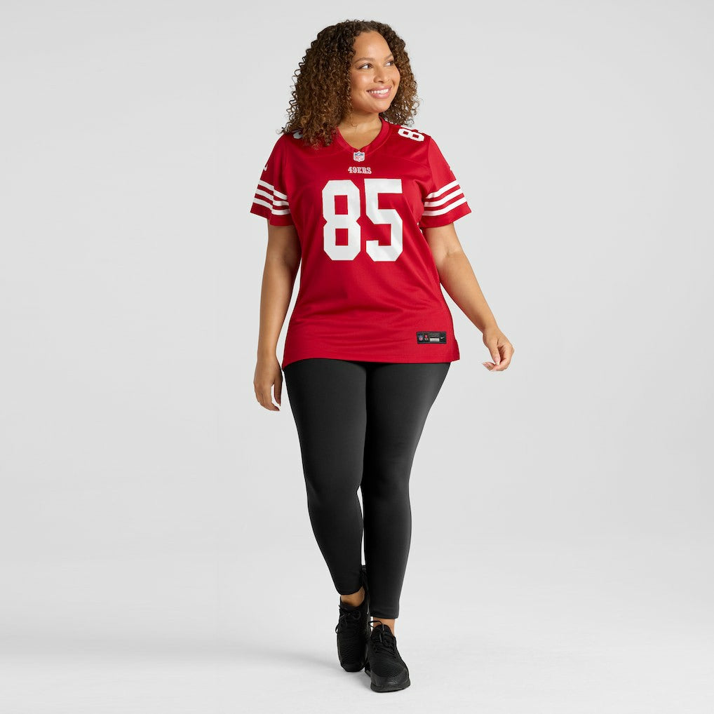 George Kittle San Francisco 49ers Women's Player Jersey Scarlet - Nike