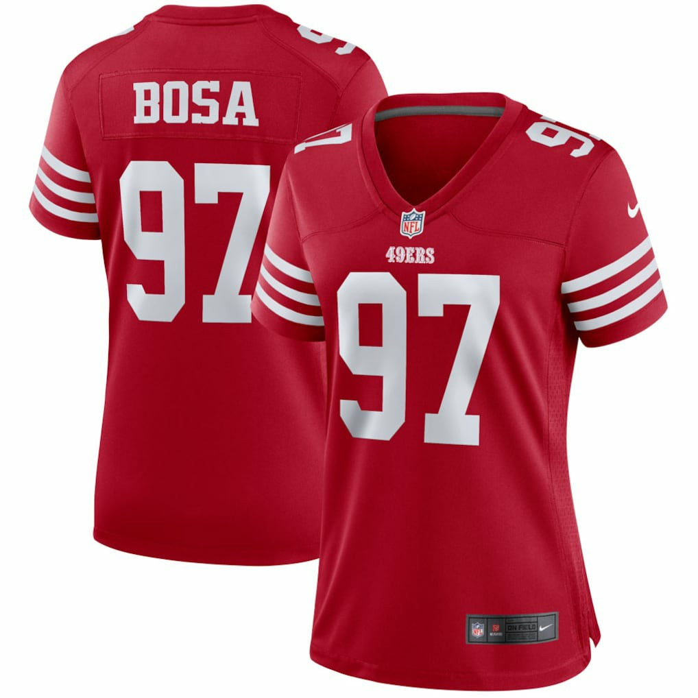 Nick Bosa San Francisco 49ers Women's Player Jersey Scarlet - Nike
