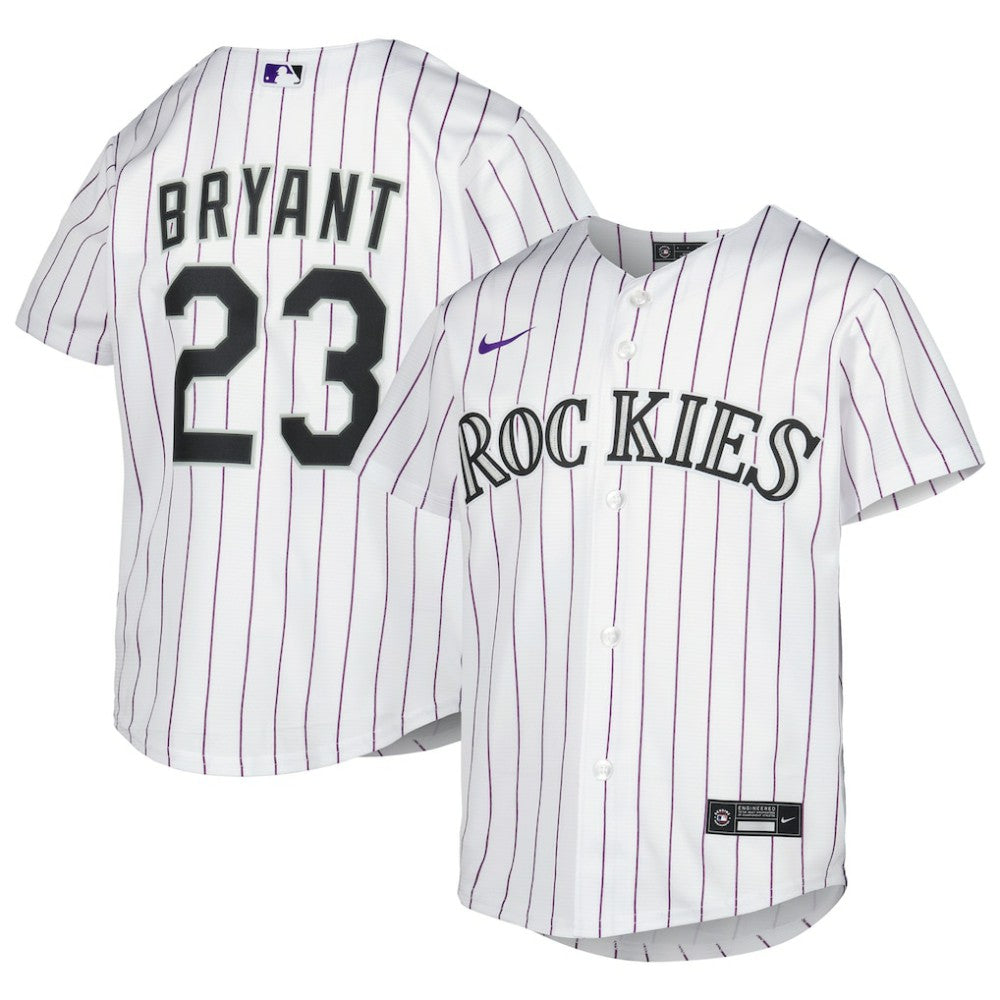 Kris Bryant Colorado Rockies Nike Youth Alternate Replica Player Jersey Lifestyle