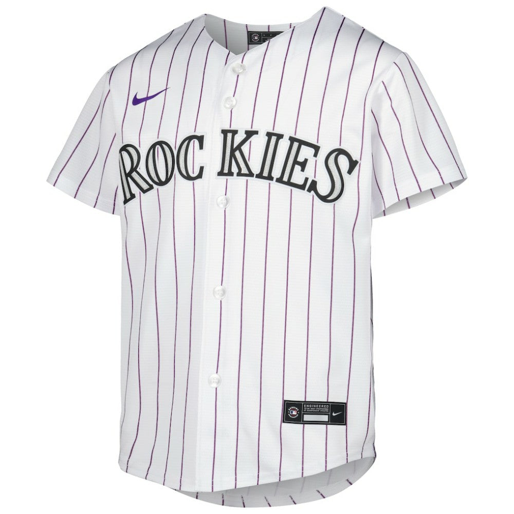 Kris Bryant Colorado Rockies Nike Youth Alternate Replica Player Jersey Lifestyle