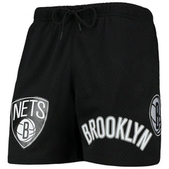 NBA - Brooklyn Nets Pro Standard Mesh Capsule Shorts - Black