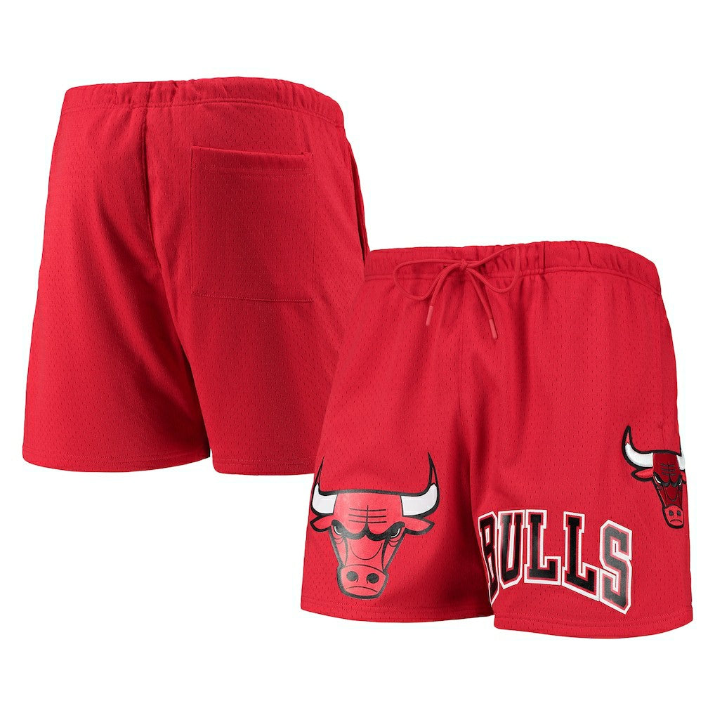 NBA - Chicago Bulls Pro Standard Mesh Capsule Shorts - Red