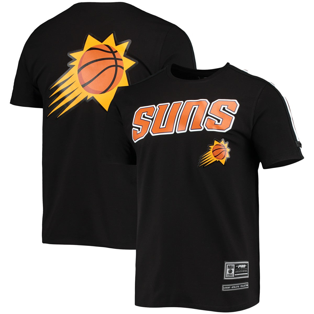 NBA - Phoenix Suns Pro Standard Men's Mesh Capsule Taping T-Shirt - Black