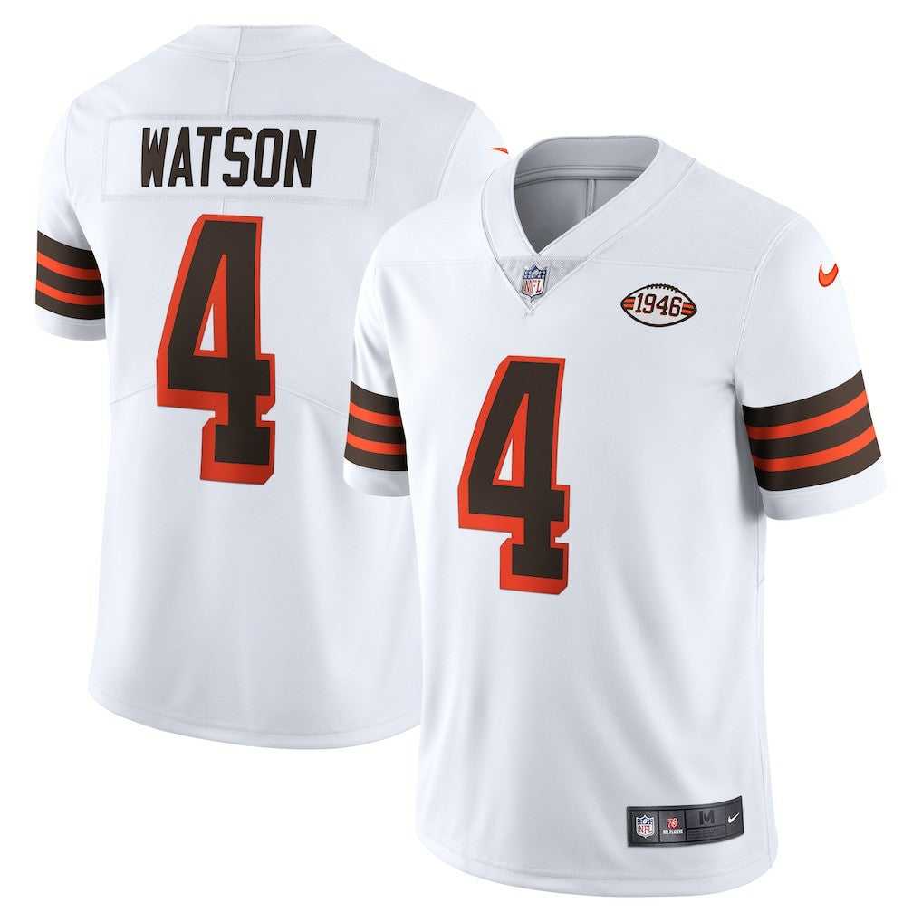 Deshaun Watson Cleveland Browns 2021 Alternate Vapor Limited Jersey White - Nike