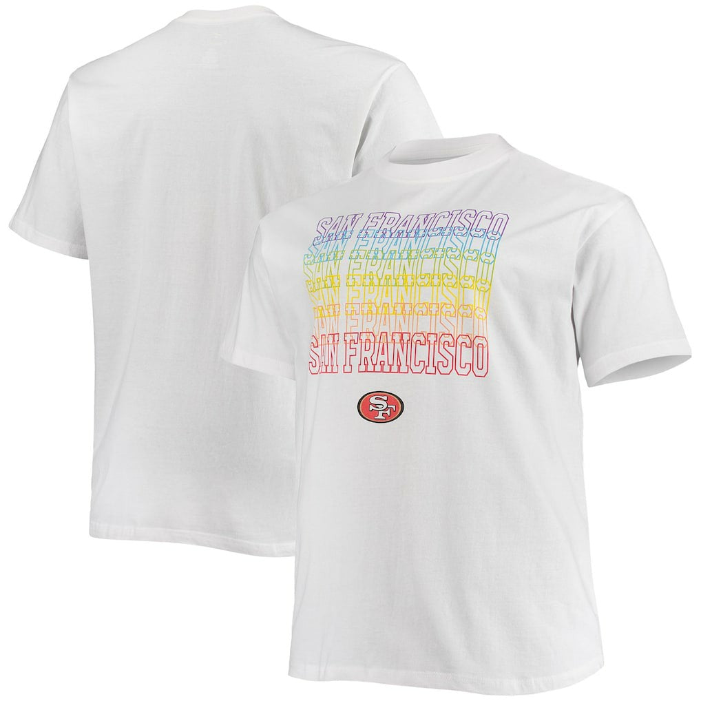 San Francisco 49ers Big & Tall City Pride T-Shirt White - Fanatics