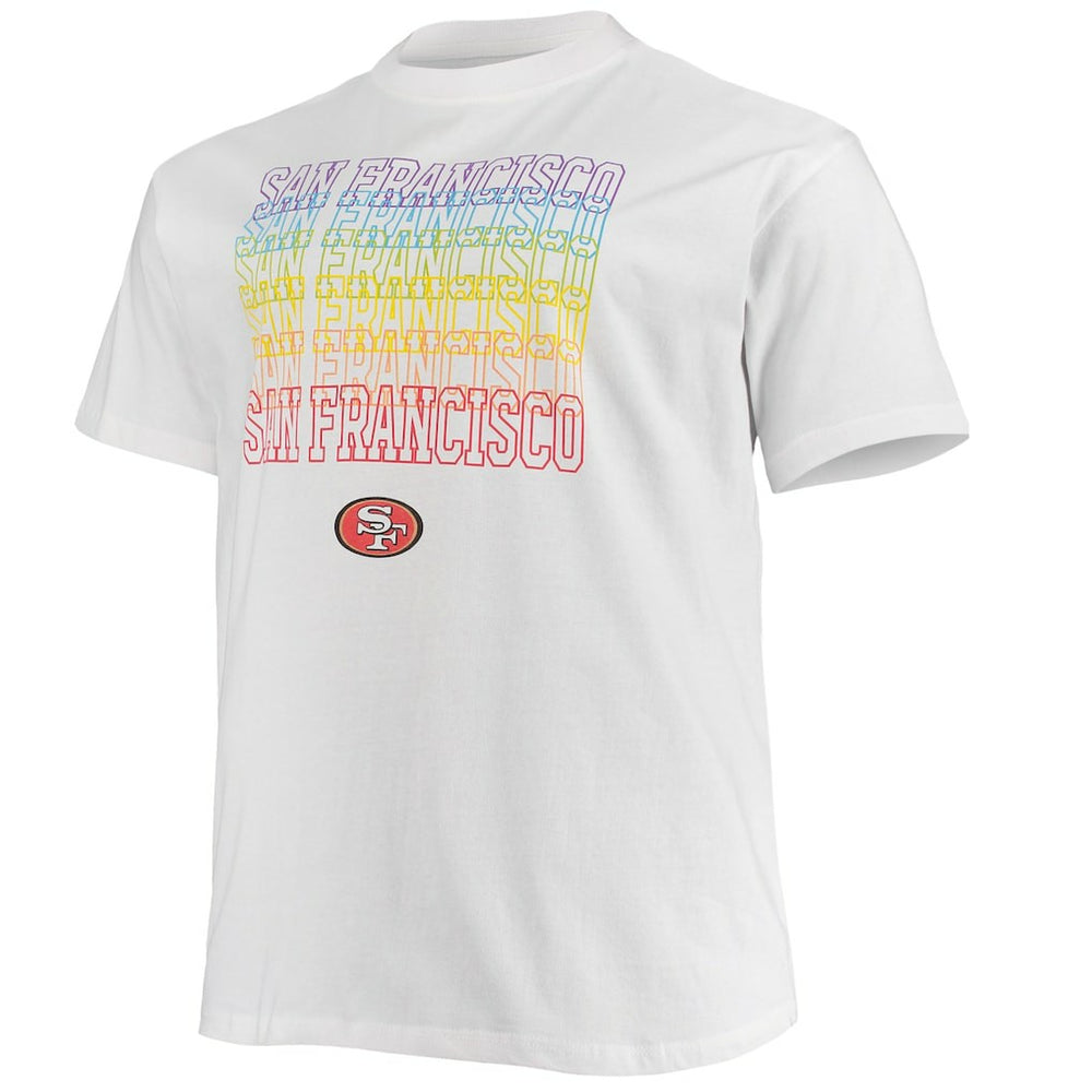 San Francisco 49ers Big & Tall City Pride T-Shirt White - Fanatics
