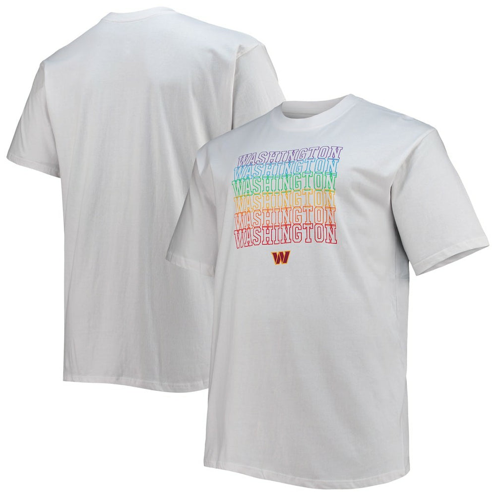 Washington Commanders Big & Tall City Pride T-Shirt White - Fanatics