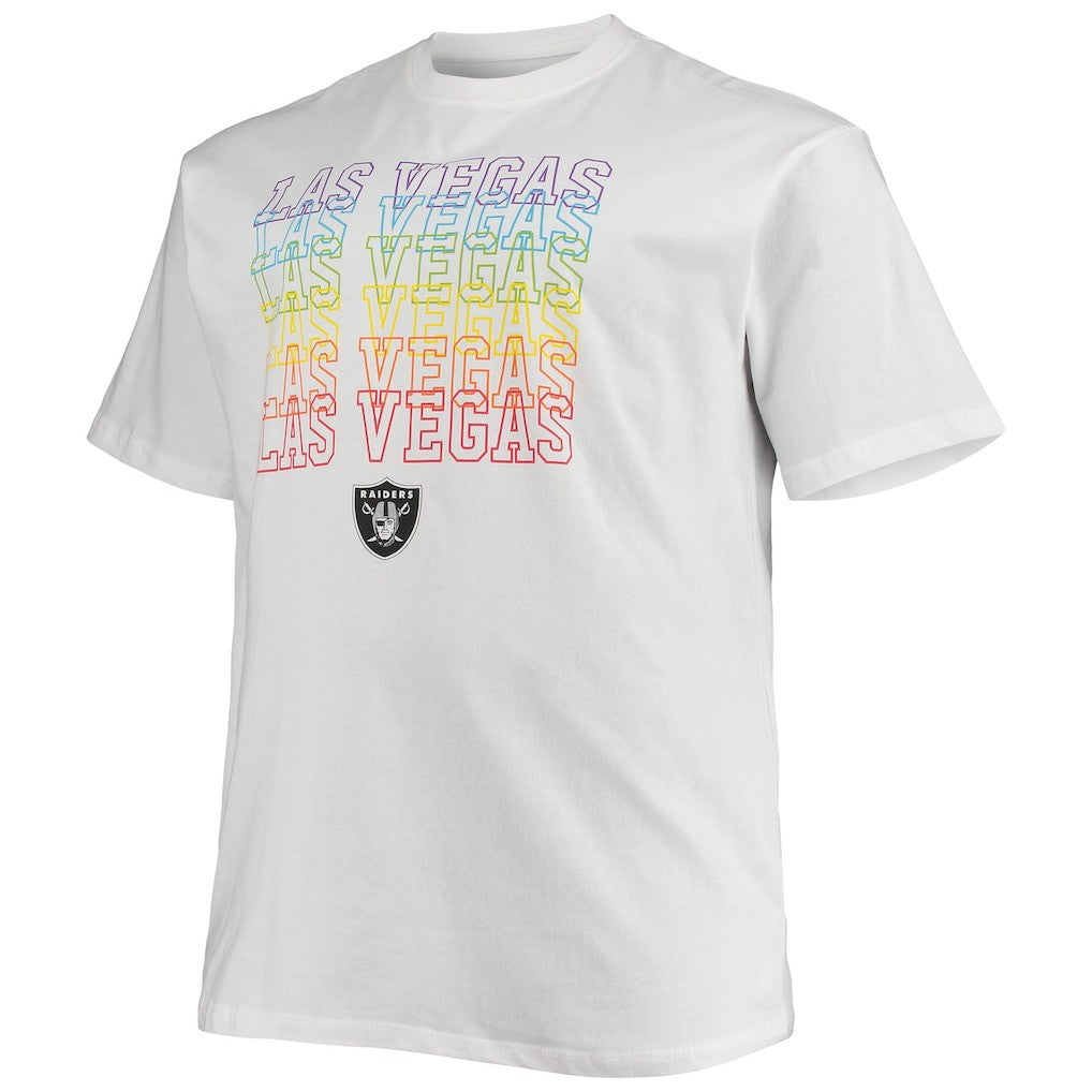 Las Vegas Raiders Big & Tall City Pride T-Shirt White - Fanatics