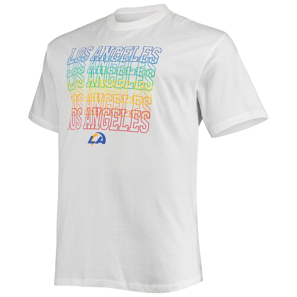 Los Angeles Rams Big & Tall City Pride T-Shirt White - Fanatics