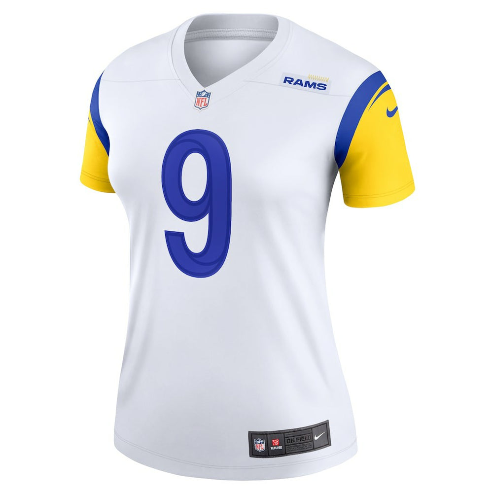 Matthew Stafford Los Angeles Rams Women's Alternate Legend Player Performance Top White - Nike