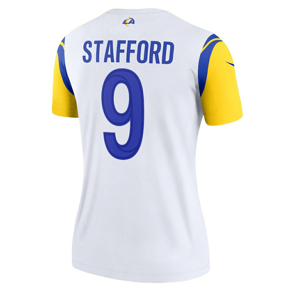 Matthew Stafford Los Angeles Rams Women's Alternate Legend Player Performance Top White - Nike