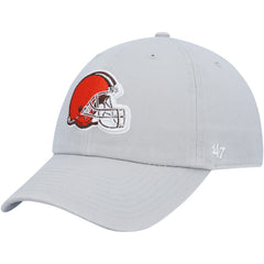 Cleveland Browns '47 Team Clean Up Adjustable Hat Gray - 47 brand